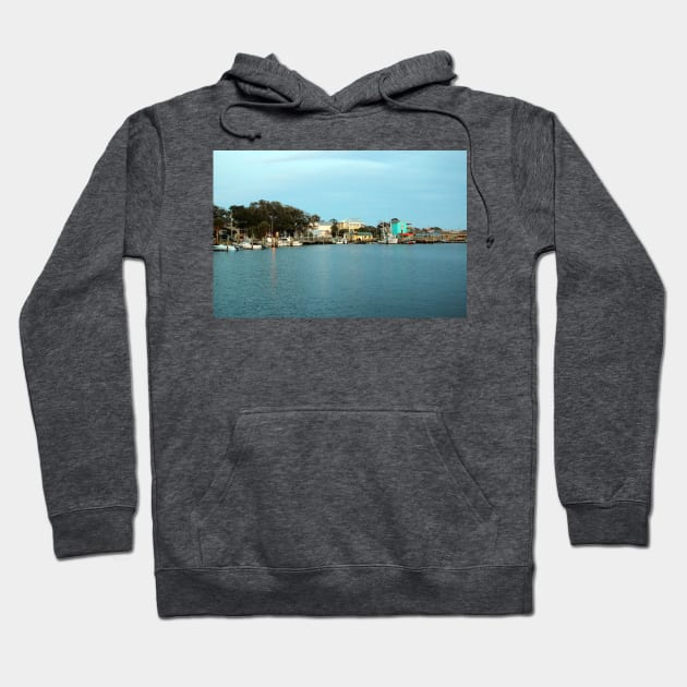 Small Boat Harbor Hoodie by Cynthia48